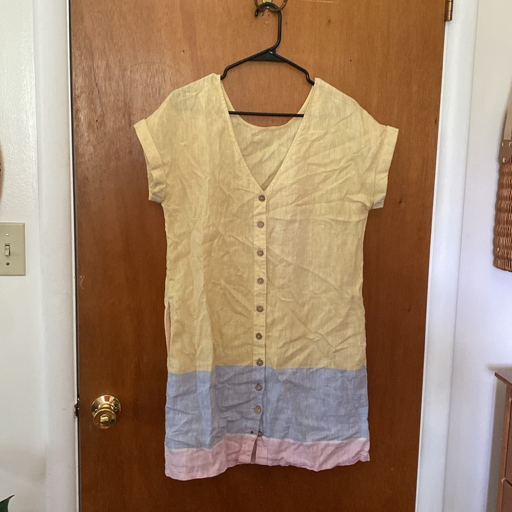 C&C California Linen Dress - Picture 2 of 2